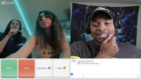 People using Omegle TV